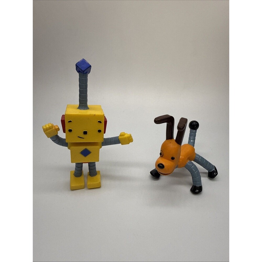 Vintage Disney Rolie Polie Olie & Spot Bendable Figures Lot Nelvana Applause